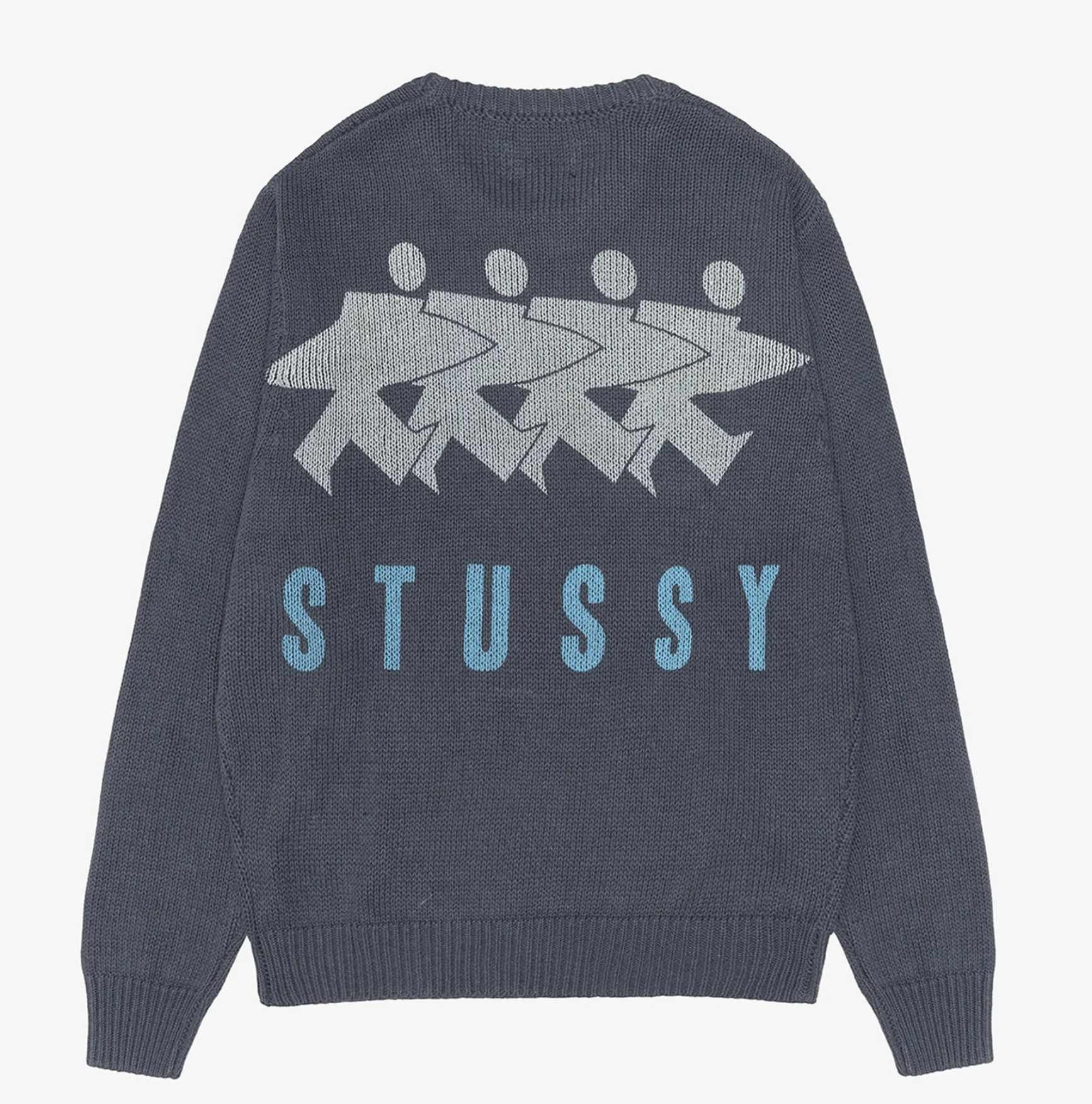 Stussy Surfman knit sweater Black